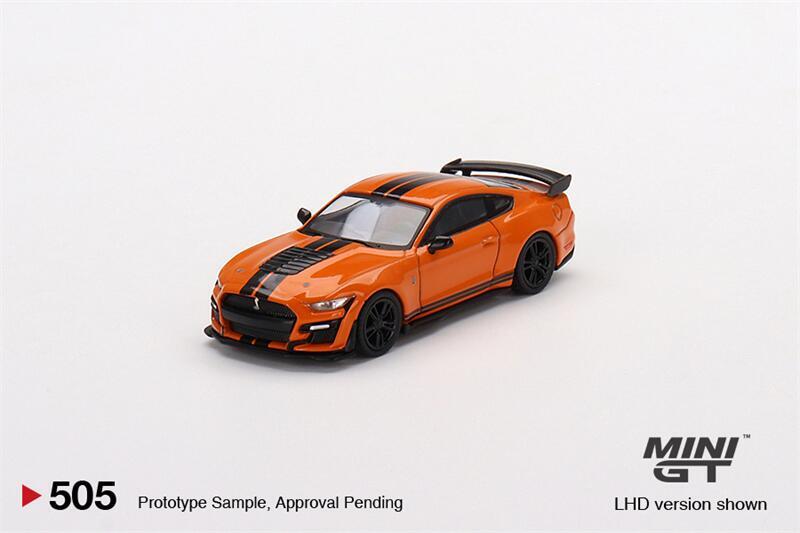 ミニカー MINI GT Ford Mustang Shelby GT500 Twiste MINI GT 1:64 Ford Mustang Shelby GT500 Twister Orange LHD