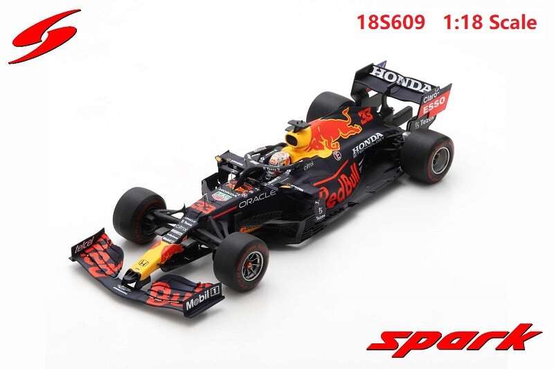 Spark 1/18 Red Bull RB16B Abu Dhabi アブダビ Spark 1:18 F1 2021 RedBull RB16B No33 Winner Abu Dhabi With