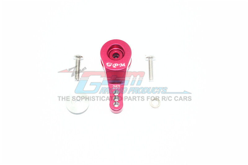 For Traxxas TRX-4 ALUM 25T SERVO HORN W/ BUILT-IN SPRING (3 POS. HOLES)