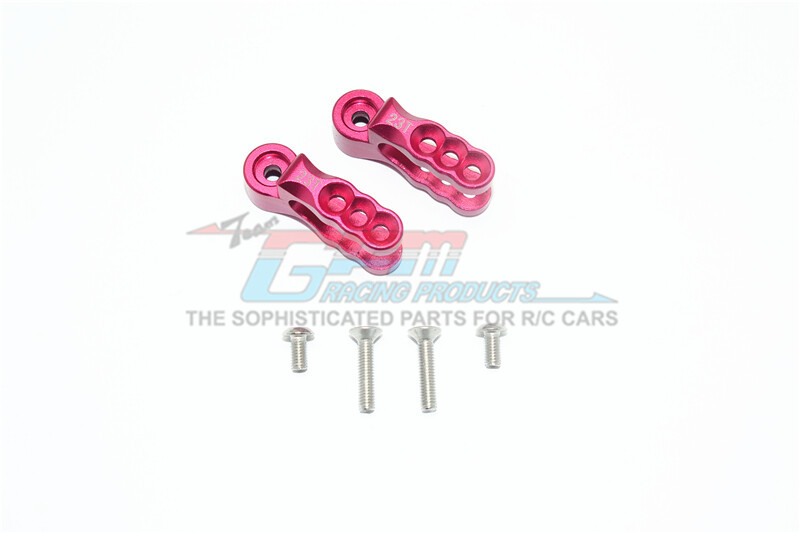 For Traxxas E-Revo 2.0-ALUMINUM 23T SERVO HORN- 6PC SET - RED