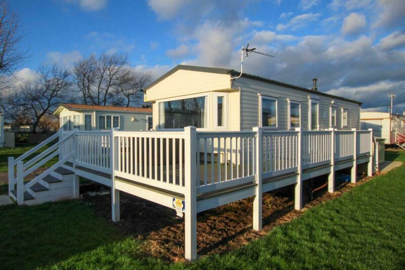 Atlas Sahara static caravan at New Beach, Dymchurch, Kent. Private sale