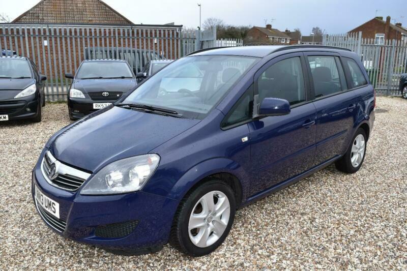 VAUXHALL ZAFIRA 115 Exclusiv Blue Manual Petrol, 2013 7 seat in