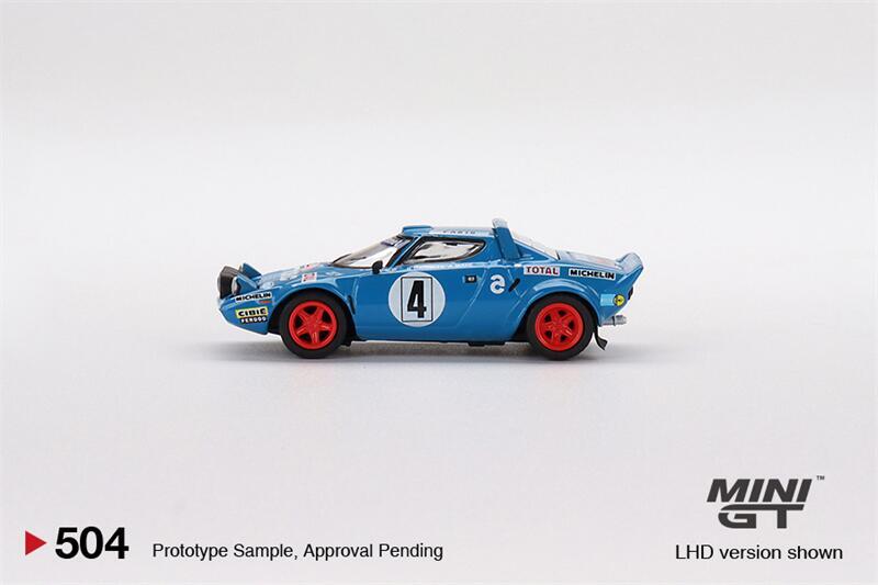 ミニカー MINI GT Lancia Stratos HF #4 1979 Rally MINI GT 1:64 Lancia Stratos HF 1979 Rally MonteCarlo Winner