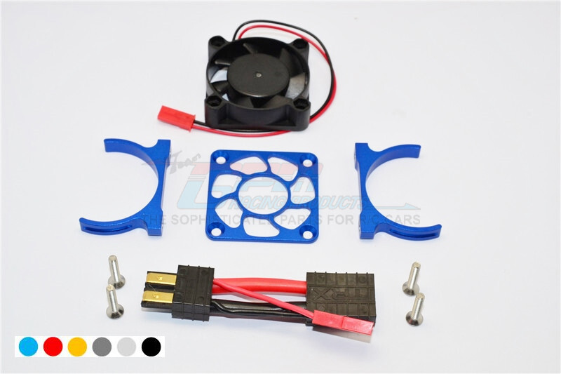 For Traxxas Slash 4x4,  TRX4, Ford GT, Corvette Stingray - MOTOR HEATSINK W/ FAN
