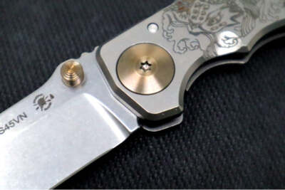 Spartan Blades HARSEY Titanium Folder 2022 Special Edition - Drop Point Blade /