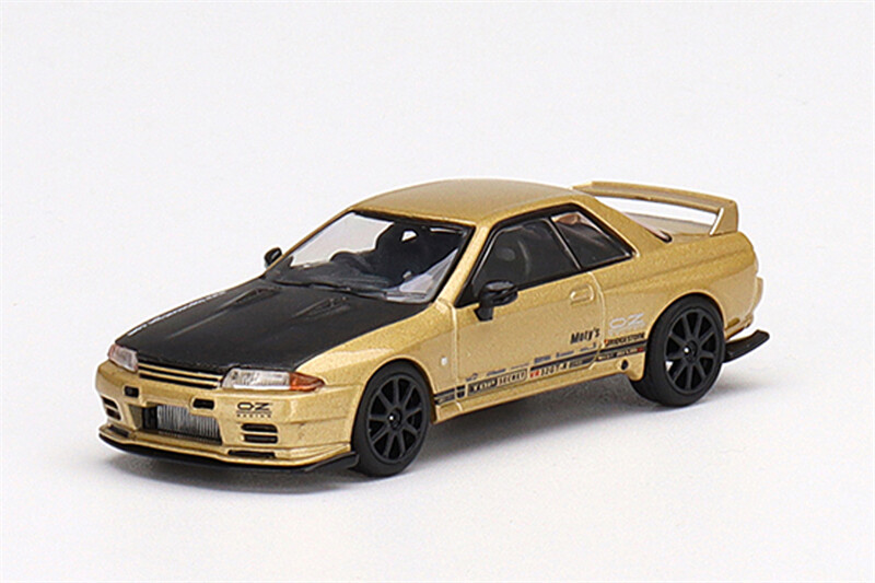 MINI GT 1:64 Top Secret Nissan Skyline GT-R VR32 Gold Japan