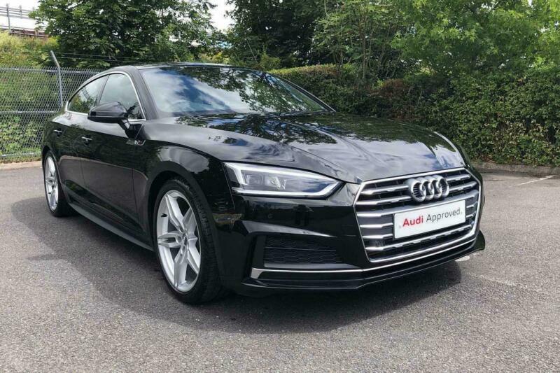 2019 Audi A5 Sportback S line 35 TFSI 150 PS S tronic Petrol black Semi