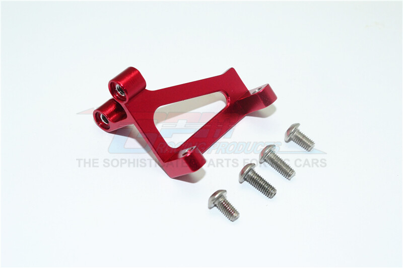 For Traxxas TRX-4 ALUMINUM CENTER GEAR BOX DIFF LOCK SERVO MOUNT -5PC SET-RED