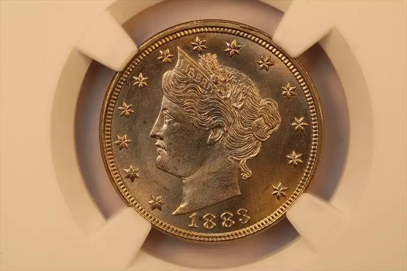 1883 No CENTS Liberty Nickel NGC MS67