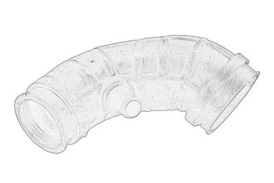 Intake Hose, air filter OE OPEL 96628983