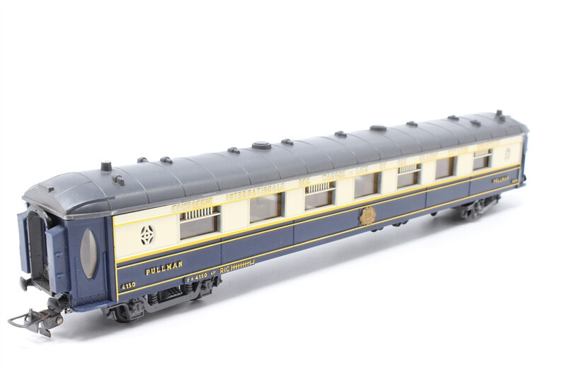 Meccano Hornby Pullmann Creme/Bleu N.4150 Avec Amenagement IntÃ©Rieur
