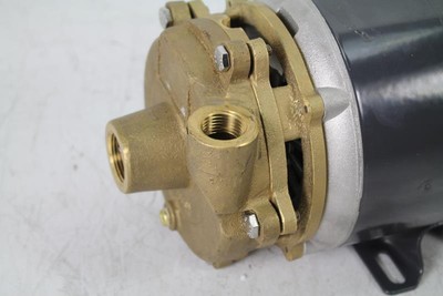 AMT 3670-97 Marine Pump Bronze 1/4 HP 1 Phase 115V 3/4 NPT Female 1/2 Discharge