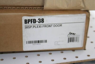 Middle Atlantic  38-Space Plexiglass Front Door Black | Part# BPFD-38