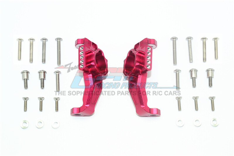 For Traxxas TRX-4 ALUMINUM ADJUSTABLE FRONT C HUB -28PC SET-RED