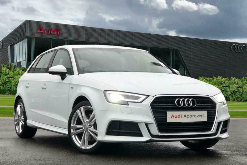 2019 Audi A3 Sportback S line 35 TDI 150 PS S tronic Diesel white Semi