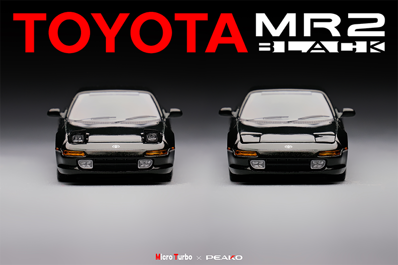 マイクロターボ　peako ピーコ　1/64 トヨタ　MR2 シルバー　開封品 PEAKO (ピーコ) 1/64 Toyota MR2 SW20 1996 IV型 シルバー