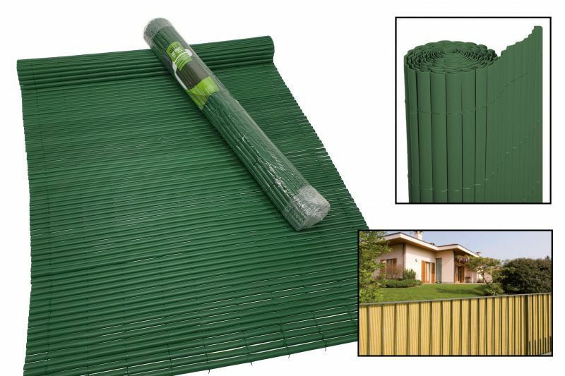 Arella Canniccio Graticcio In Pvc Verde 1.5mtx3mt Esterni Recinzione dfh