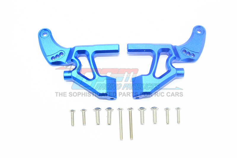 For Traxxas E-Revo 2.0-ALUMINUM REAR WING ARMS - 12PC SET - BLUE