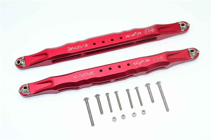 GPM Red Aluminum Suspension Trailing Arms Traxxas Unlimited Desert Racer UDR 4894538301304 | eBay