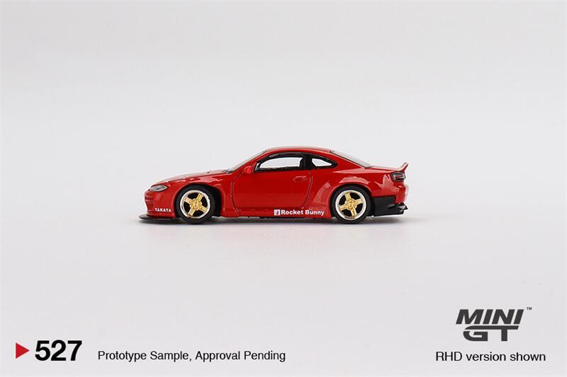 MINI GT 1:64 Nissan Silvia (S15) Rocket Bunny Red RHD Model
