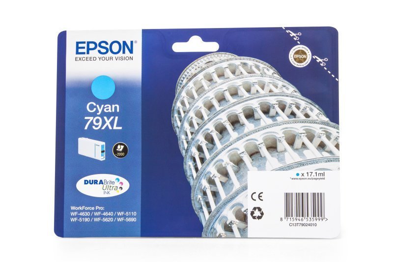 Epson 79 XL Cyan, NIRGENS BILLIGER, OVP, m. Mwst.,