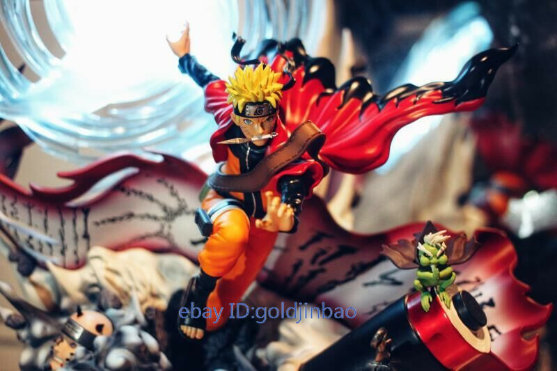 DT Studio Naruto Uzumaki Naruto Two Head GK Collector Resin Painted LED Statue eBay
