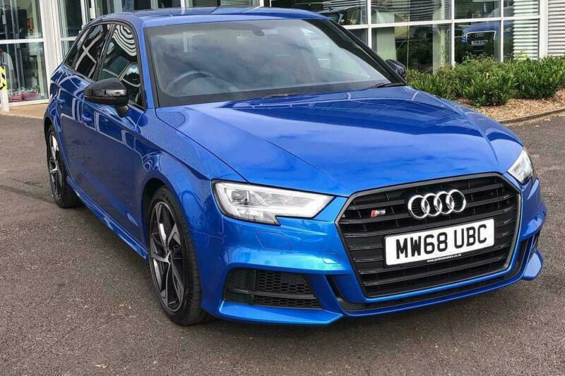 2019 Audi A3 Sportback Black Edition TFSI 300 PS S tronic Petrol blue