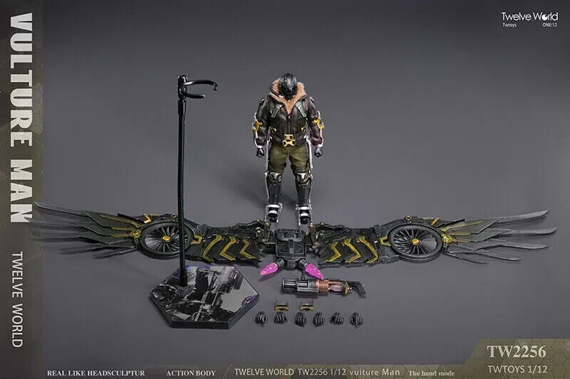 TW2256 VULTURE MAN 1/12 ヴァルチャー IN STOCK New TWTOYS TW2256 1/12 Sky Scavenger Vulture Man 6