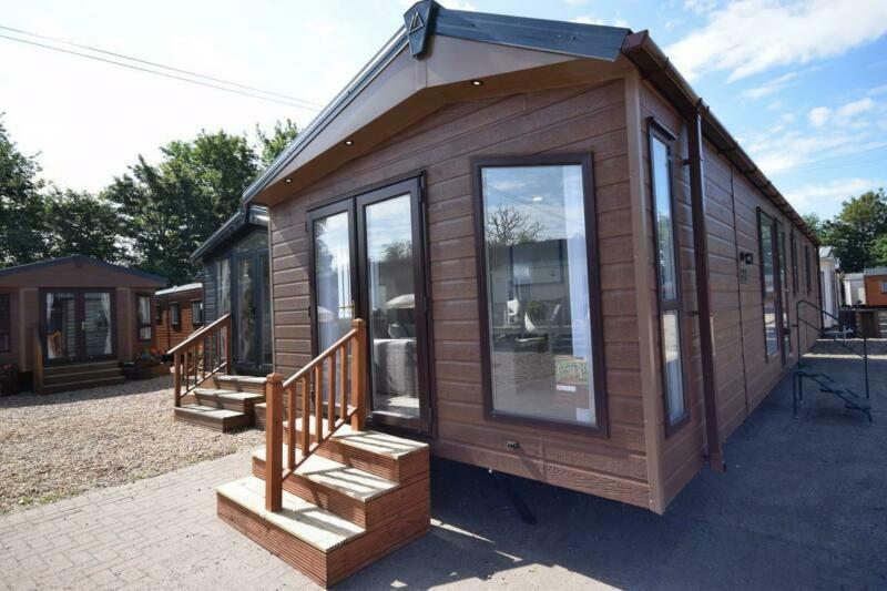 2022 Sunrise Lodge Abstract 40x13 Annexe 2 bed Mobile Lodge