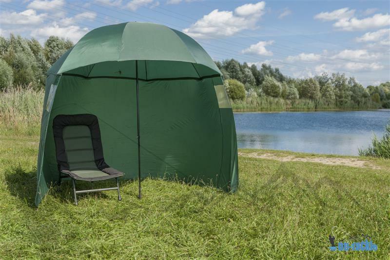 XXL 2,60m Angelschirm Anglerschirm Schirmzelt Angler Schirm Regenschirm Brolly