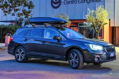 Roof Box 580L MENABO MANIA 580 DUO Black-Shiny
