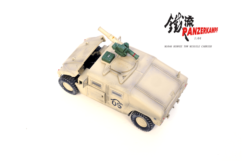 1/64 ハンヴィー Humvee HMMWV 高機動多用途装輪車両2台セット Panzerkampf 1:64 Humvee HMMWV Tow Missile Carrier Diecast