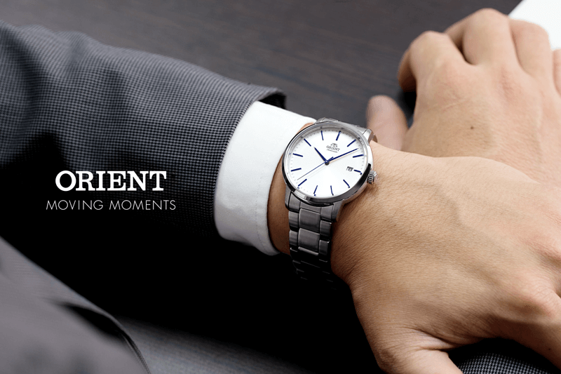 Pre-owned Orient Maestro Automatic Watch White Dial Basic Date Ac0e02s Made In Japan
