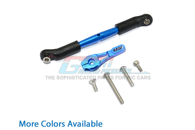 For Traxxas TRX-4 ALUM. SERVO HORN 25T(4 HOLES) W/ADJ. STRNG. LINK(See Desc.)