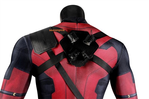 Deadpool 3 Cosplay Outfits Jumpsuit Wade Wilson Costume Accessories Halloween