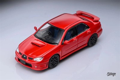 Furuya 1:64 Impreza WRX STi Red/Black/White GD/GG Diecast Model Car