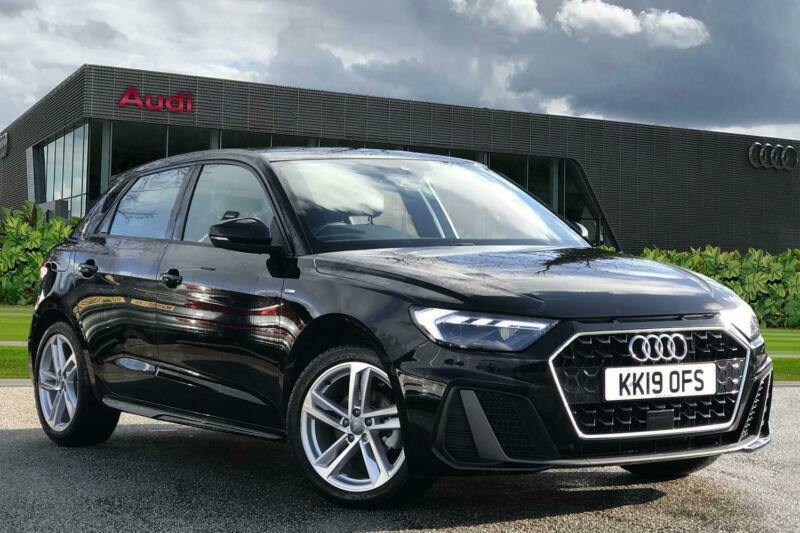 2019 Audi A1 Sportback S line 35 TFSI 150 PS S tronic Petrol black Semi
