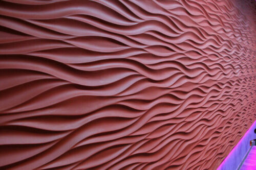 WAVE - Quality Plastic Press Mold making of 3d Panels Decor Wall from Gypsum
