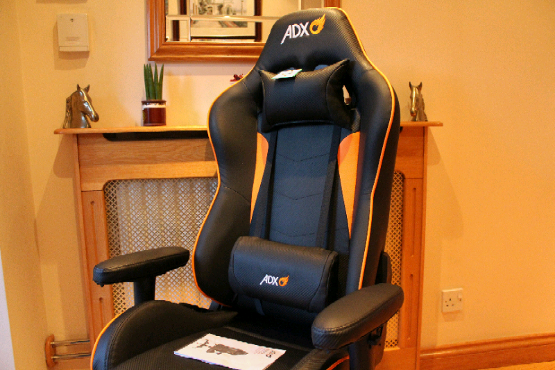adx black and pink gaming chair