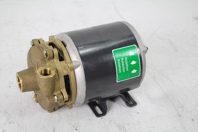 AMT 3670-97 Marine Pump Bronze 1/4 HP 1 Phase 115V 3/4 NPT Female 1/2 Discharge