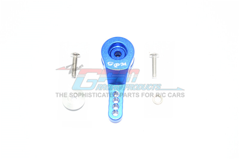 For Traxxas TRX-4 ALUM. 23T SERVO HORN W/BUILT-IN SPRING (4 POS. HOLES)-BLUE