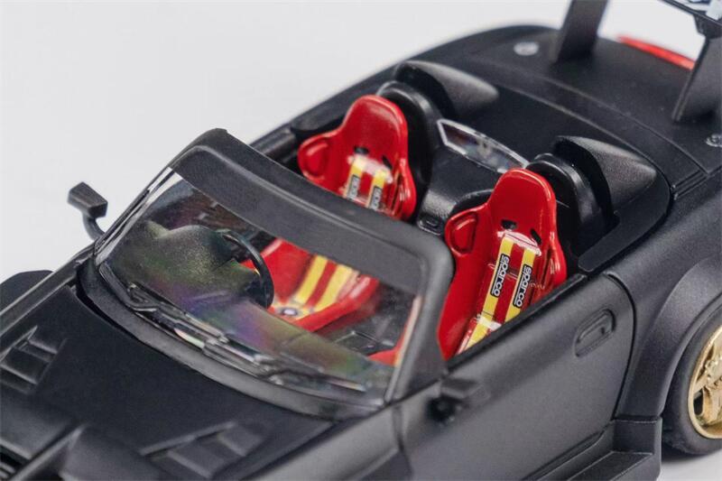 1/64 MicroTurbo ホンダ S2000 API JS レーシング 黒 Preorder] Microturbo 1:64 Custom Honda S2000 JS Racing