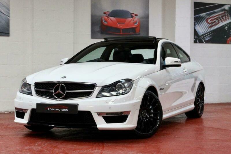 MERCEDES C CLASS C63 AMG 2014 Petrol Automatic in White in Hinckley