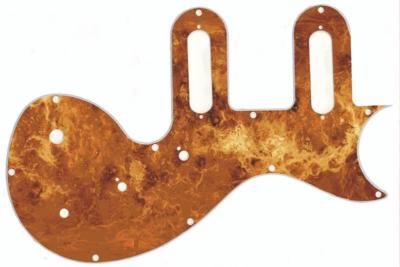 Pickguard Epiphone Les Paul SL Graphical Graphic Scratchplate Rusty