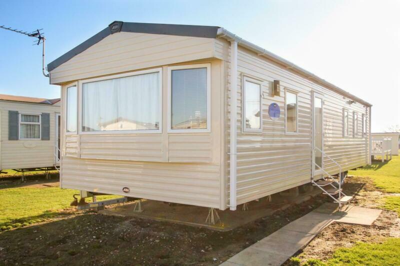 Private static caravan for sale sited at Camber Sands, Sussex. ABI Elegance in Rye, East