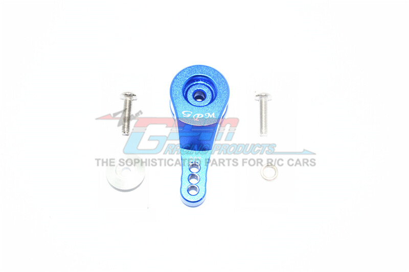 For Traxxas TRX-4 ALUM. 23T SERVO HORN W/BUILT-IN SPRING (3 POS. HOLES)-BLUE