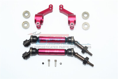 For Traxxas SLASH-STEEL+ALUM. WIDEN REAR CVD DRIVE SHAFT W/KNUCKLE ARM-RED