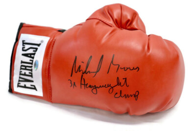 MICHAEL MOORER - Hand Signed Autographed Everlast Right Boxing Glove - COA