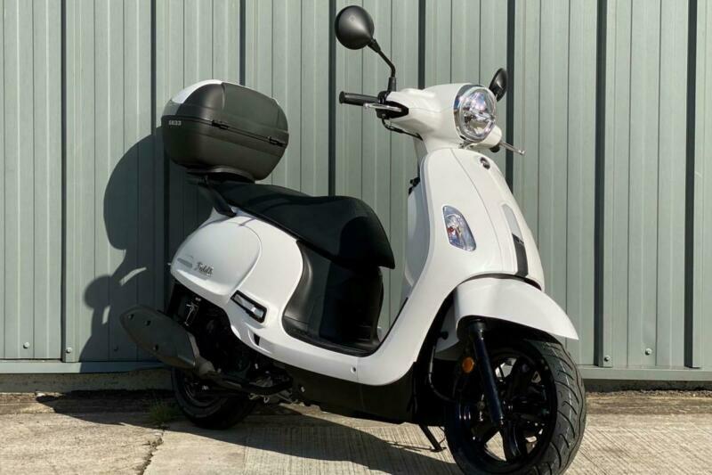 Sym Fiddle125 3 E5 125CC RETRO Scooter £2899.OTR WITH FREE TOPBOX in