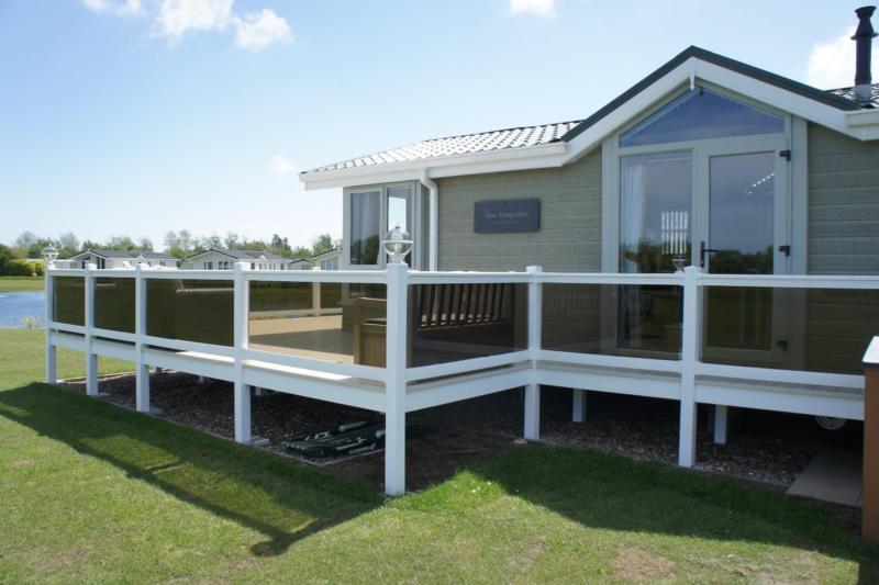 NEW Static Caravan Decking Nationwide Custom Veranda Mobile Home